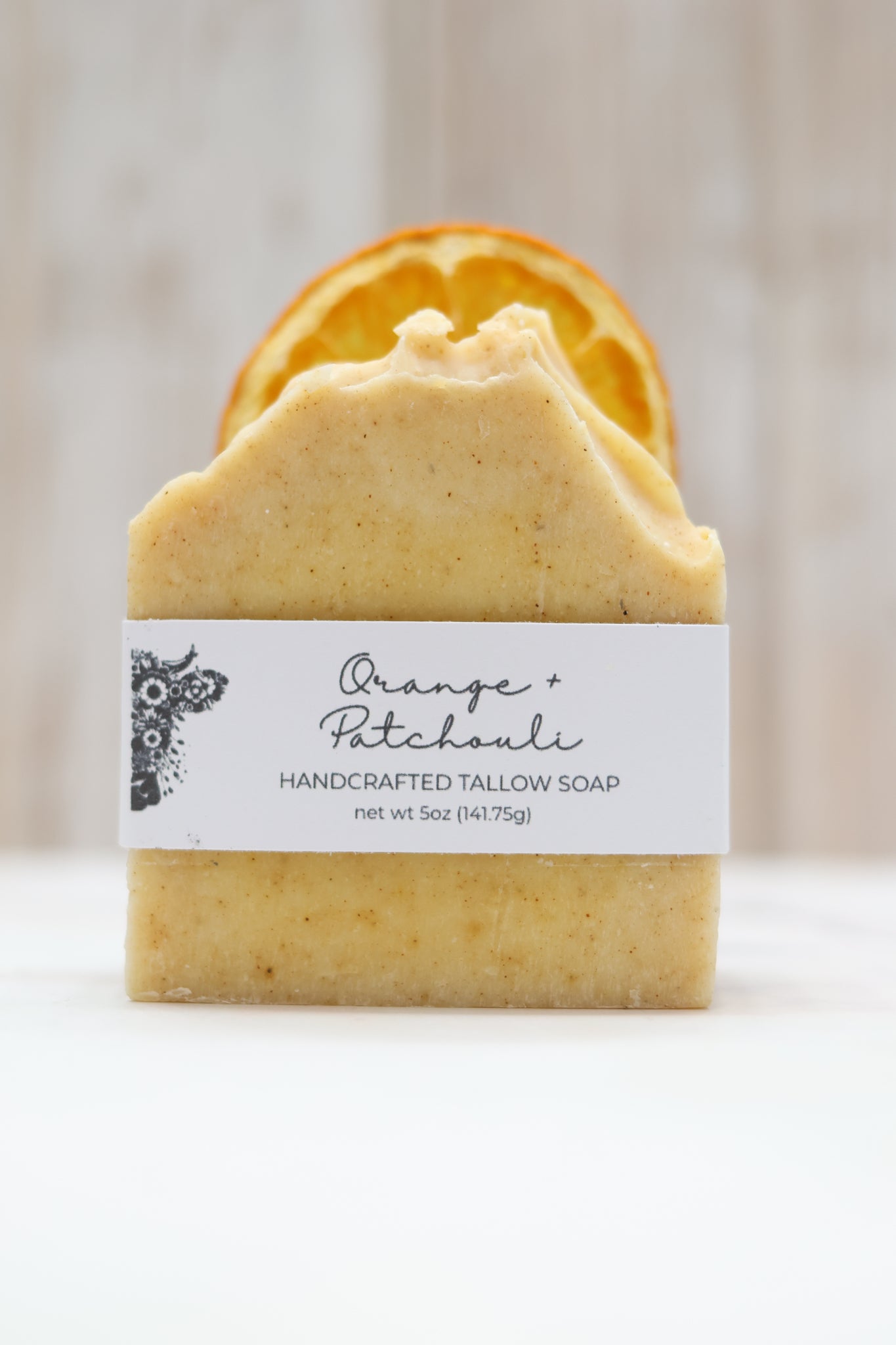 Tallow Soap - Orange + Patchouli