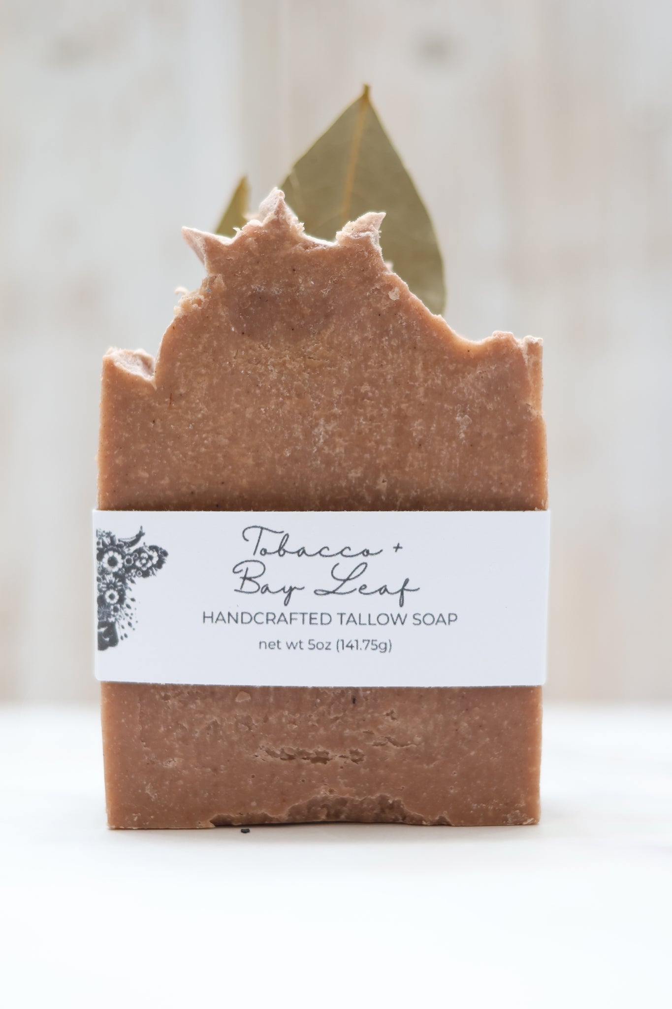 Tallow Soap - Tobacco + Bay Leaf