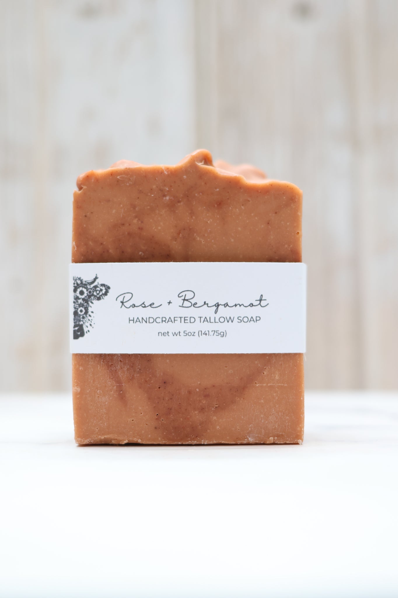 Tallow Soap - Rose + Bergamot