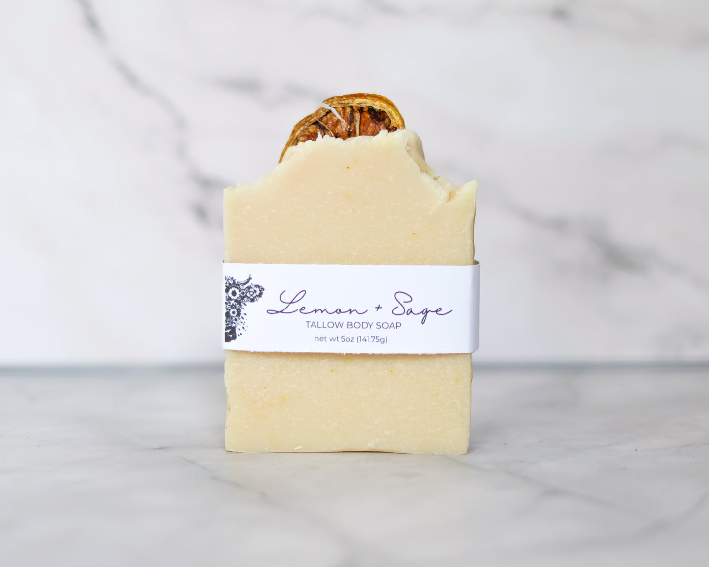 Tallow Soap - Lemon and Sage